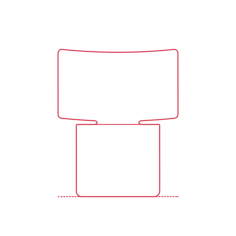 Objects Decorative Vases Riflessi Vase Small Editable Svg Line Art, Free Vectors File